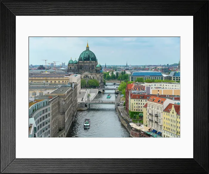 Framed Print : Berlin Cathedral by Spree River, Berlin, Germany, Europe Framed Print : Berlin Cathedral by Spree River, Berlin, Germany, Europe