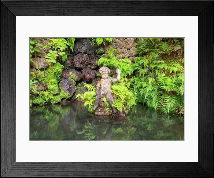Framed Print : Boy sculpture at Monte Palace Tropical Garden, Funchal, Madeira, Portugal, Atlantic, Europe Framed Print : Boy sculpture at Monte Palace Tropical Garden, Funchal, Madeira, Portugal, Atlantic, Europe
