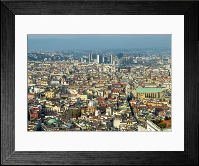 Framed Print : View over the historic center from the Belvedere of San Martino, Naples, Campania region, Italy, Europe Framed Print : View over the historic center from the Belvedere of San Martino, Naples, Campania region, Italy, Europe