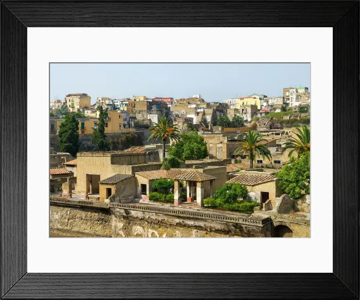 Framed Print : View of the archaeological site of Herculaneum, UNESCO World Heritage Site, province of Naples, Campania region, Italy, Europe Framed Print : View of the archaeological site of Herculaneum, UNESCO World Heritage Site, province of Naples, Campania region, Italy, Europe