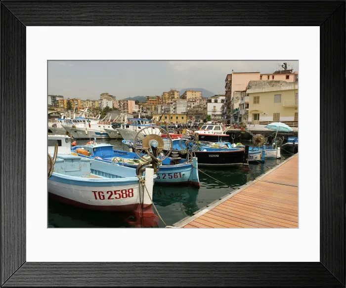 Framed Print : Harbour of Torre del Greco, province of Naples, Campania region, southern Italy, Europe Framed Print : Harbour of Torre del Greco, province of Naples, Campania region, southern Italy, Europe