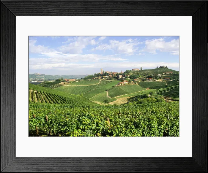 Framed Print : Village and vineyards of Barbaresco, Province of Cuneo, Piedmont region, Italy, Europe Framed Print : Village and vineyards of Barbaresco, Province of Cuneo, Piedmont region, Italy, Europe