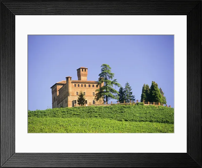 Framed Print : Medieval castle of Grinzane Cavour in vineyards, Province of Cuneo, Piedmont region, Italy, Europe Framed Print : Medieval castle of Grinzane Cavour in vineyards, Province of Cuneo, Piedmont region, Italy, Europe