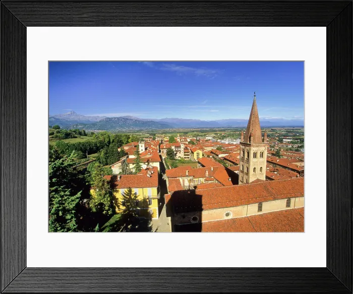 Framed Print : View with the Dominican church of San Giovanni, Saluzzo, Province of Cuneo, Piedmont region, Italy, Europe Framed Print : View with the Dominican church of San Giovanni, Saluzzo, Province of Cuneo, Piedmont region, Italy, Europe