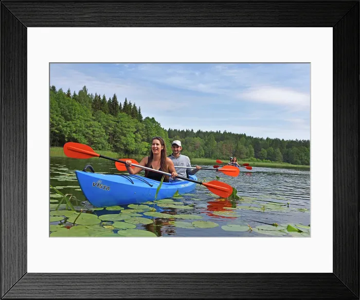 Framed Print : Canoe trip on Baluosykstis lake around Ginuciai, Aukstaitija National Park, Lithuania, Europe Framed Print : Canoe trip on Baluosykstis lake around Ginuciai, Aukstaitija National Park, Lithuania, Europe