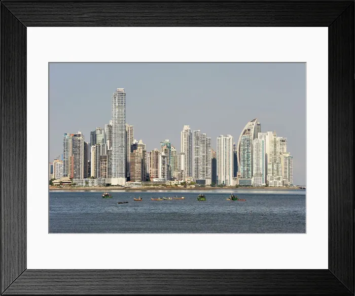 Framed Print : Syline of the new city, Panama City, Republic of Panama, Central America Framed Print : Syline of the new city, Panama City, Republic of Panama, Central America