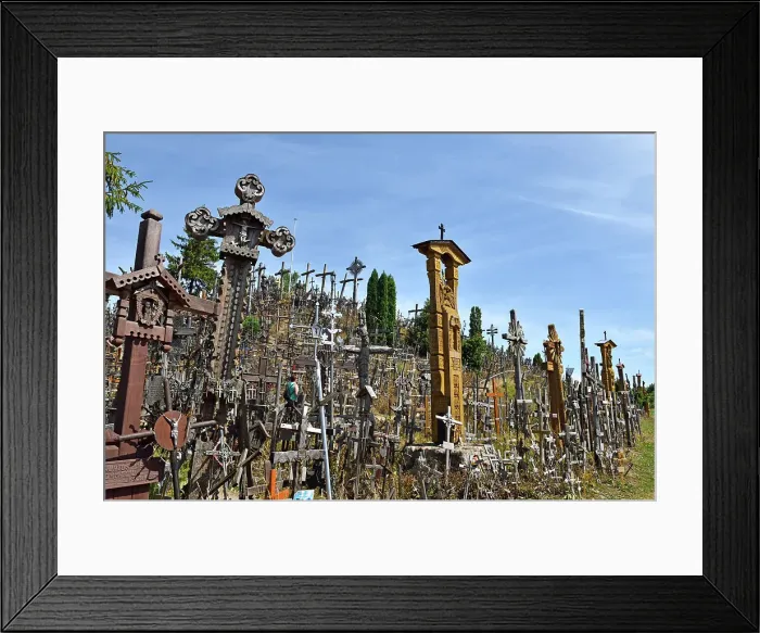 Framed Print : Hill of Crosses, near Siauliai, Lithuania, Europe Framed Print : Hill of Crosses, near Siauliai, Lithuania, Europe