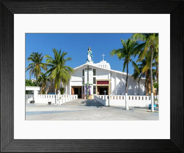 Framed Print : Our Lady of Immaculate Conception Catholic Church, Isla Mujeres, Caribbean Coast, Cancun, Quintana Roo, Mexico, North America Framed Print : Our Lady of Immaculate Conception Catholic Church, Isla Mujeres, Caribbean Coast, Cancun, Quintana Roo, Mexico, North America
