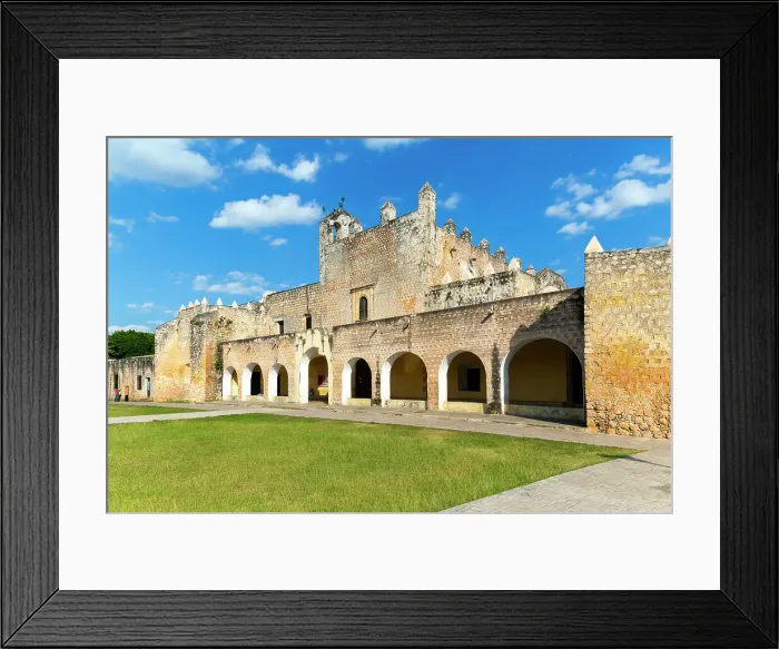 Framed Print : Frontage of Convent of San Bernardino of Sienna, Valladolid, Yucatan, Mexico, North America Framed Print : Frontage of Convent of San Bernardino of Sienna, Valladolid, Yucatan, Mexico, North America