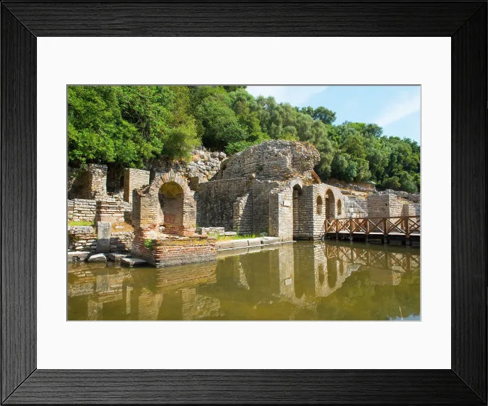 Framed Print : Prytaneion, Archaeological site of Butrint, Butrint National Park, UNESCO World Heritage Site, near Saranda, on the Ionian coast, Albania, Europe Framed Print : Prytaneion, Archaeological site of Butrint, Butrint National Park, UNESCO World Heritage Site, near Saranda, on the Ionian coast, Albania, Europe