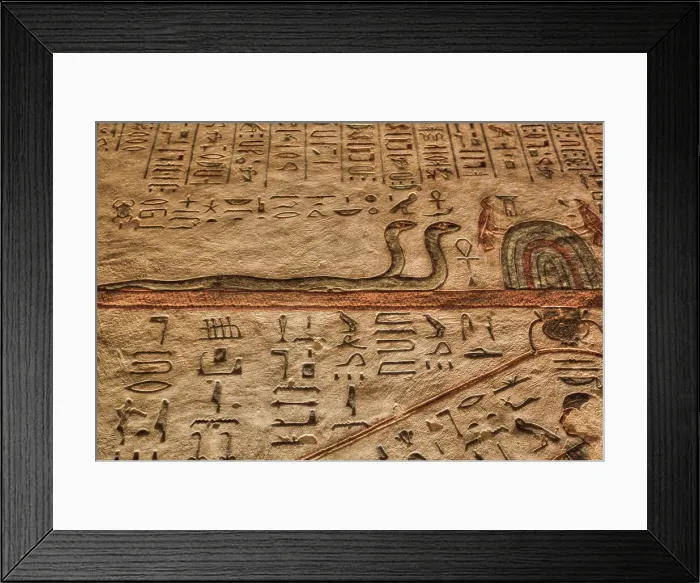 Framed Print : Relief of Egyptian Snake God Nehebkau, Tomb of Rameses III, KV11, Valley of the Kings, Ancient Thebes, UNESCO World Heritage Site, Luxor, Egypt, North Africa, Africa Framed Print : Relief of Egyptian Snake God Nehebkau, Tomb of Rameses III, KV11, Valley of the Kings, Ancient Thebes, UNESCO World Heritage Site, Luxor, Egypt, North Africa, Africa