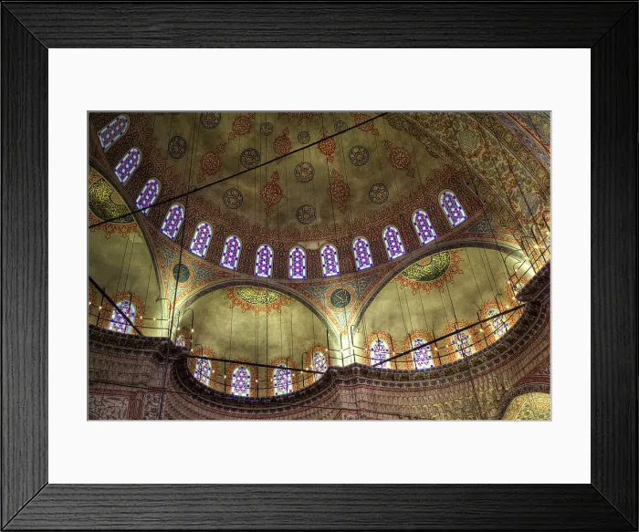 Framed Print : Ceiling and Walls, Interior, Blue Mosque (Sultan Ahmed Mosque), 1609, UNESCO World Heritage Site, Sultanahmet, Istanbul, Turkey, Europe Framed Print : Ceiling and Walls, Interior, Blue Mosque (Sultan Ahmed Mosque), 1609, UNESCO World Heritage Site, Sultanahmet, Istanbul, Turkey, Europe