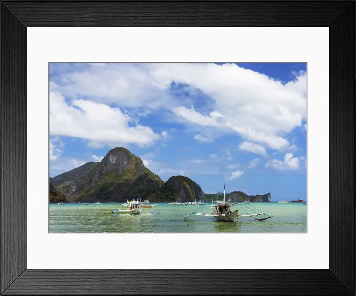 Framed Print : Bangkas on El Nido Beach, El Nido, Bacuit Bay, Palawan, Philippines, Southeast Asia, Asia Framed Print : Bangkas on El Nido Beach, El Nido, Bacuit Bay, Palawan, Philippines, Southeast Asia, Asia
