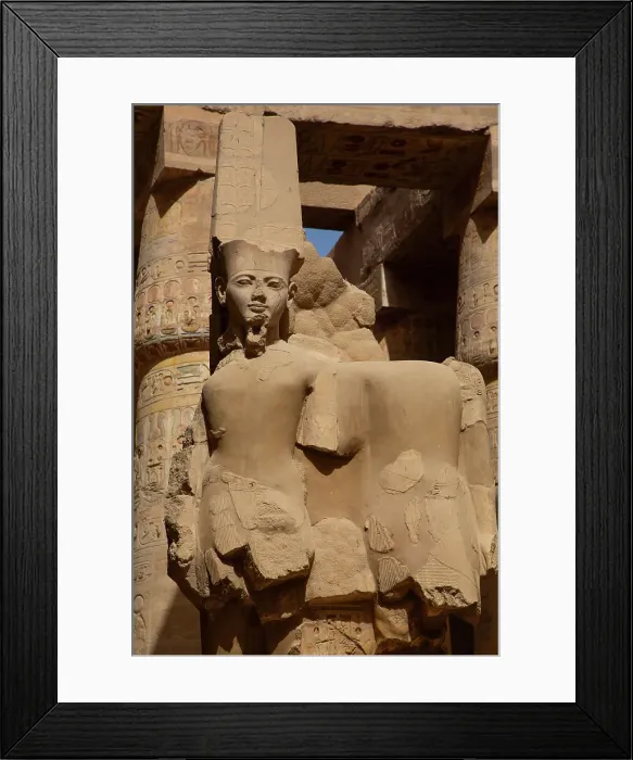 Framed Print : Statue of God Amun, Karnak Temple Complex, UNESCO World Heritage Site, Luxor, Egypt, North Africa, Africa Framed Print : Statue of God Amun, Karnak Temple Complex, UNESCO World Heritage Site, Luxor, Egypt, North Africa, Africa