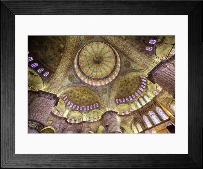 Framed Print : Ceiling and Walls, Interior, Blue Mosque (Sultan Ahmed Mosque), 1609, UNESCO World Heritage Site, Sultanahmet, Istanbul, Turkey, Europe Framed Print : Ceiling and Walls, Interior, Blue Mosque (Sultan Ahmed Mosque), 1609, UNESCO World Heritage Site, Sultanahmet, Istanbul, Turkey, Europe
