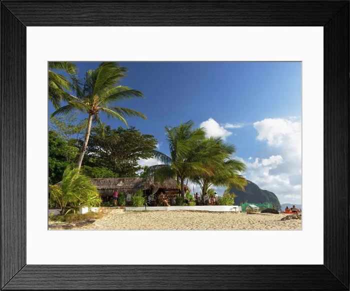 Framed Print : Las Cabanas Beach Resort, Las Cabanas Beach, El Nido, Bacuit Bay, Palawan, Philippines, Southeast Asia, Asia Framed Print : Las Cabanas Beach Resort, Las Cabanas Beach, El Nido, Bacuit Bay, Palawan, Philippines, Southeast Asia, Asia