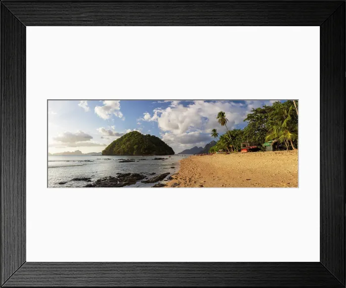 Framed Print : Las Cabanas beach, El Nido, Bacuit Bay, Palawan, Philippines, Southeast Asia, Asia Framed Print : Las Cabanas beach, El Nido, Bacuit Bay, Palawan, Philippines, Southeast Asia, Asia