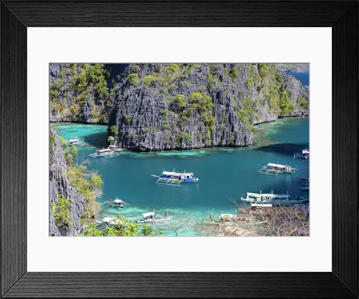 Framed Print : Kayangan Lake, Coron, Palawan, Philippines, Southeast Asia, Asia