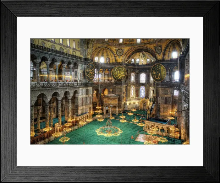 Framed Print : Overview, Interior, Hagia Sophia Grand Mosque, 537 AD, UNESCO World Heritage Site, Sultanahmet, Istanbul, Turkey, Europe Framed Print : Overview, Interior, Hagia Sophia Grand Mosque, 537 AD, UNESCO World Heritage Site, Sultanahmet, Istanbul, Turkey, Europe