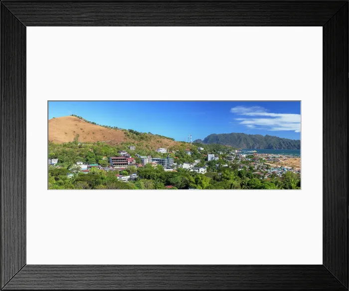 Framed Print : Coron Town, Coron, Palawan, Philippines, Southeast Asia, Asia Framed Print : Coron Town, Coron, Palawan, Philippines, Southeast Asia, Asia