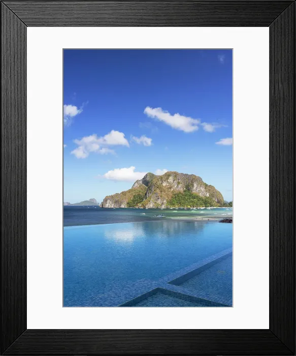 Framed Print : Infinity pool at Lime Resort, El Nido, Bacuit Bay, Palawan, Philippines, Southeast Asia, Asia Framed Print : Infinity pool at Lime Resort, El Nido, Bacuit Bay, Palawan, Philippines, Southeast Asia, Asia