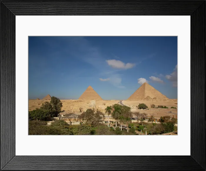 Framed Print : Overview of Pyramids and Sphinx, Giza Pyramid Complex, UNESCO World Heritage Site, Giza, Egypt, North Africa, Africa Framed Print : Overview of Pyramids and Sphinx, Giza Pyramid Complex, UNESCO World Heritage Site, Giza, Egypt, North Africa, Africa