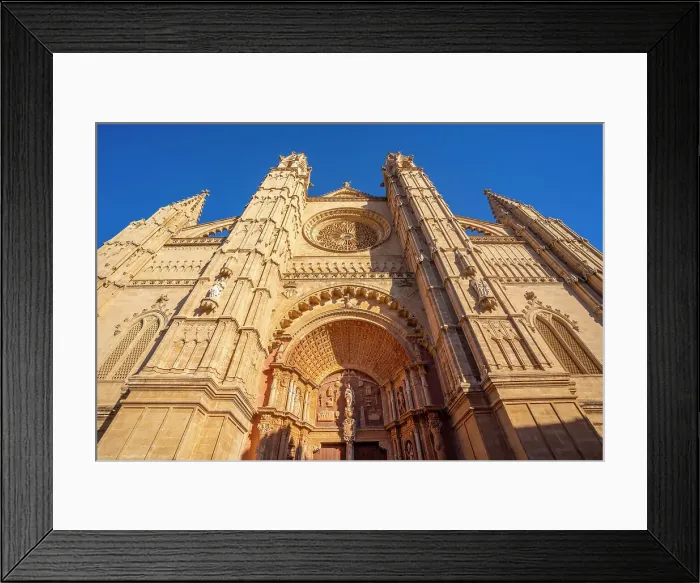 Framed Print : View of Cathedral-Basilica de Santa Maria de Mallorca, Palma de Mallorca, Majorca, Balearic Islands, Spain, Mediterranean, Europe Framed Print : View of Cathedral-Basilica de Santa Maria de Mallorca, Palma de Mallorca, Majorca, Balearic Islands, Spain, Mediterranean, Europe