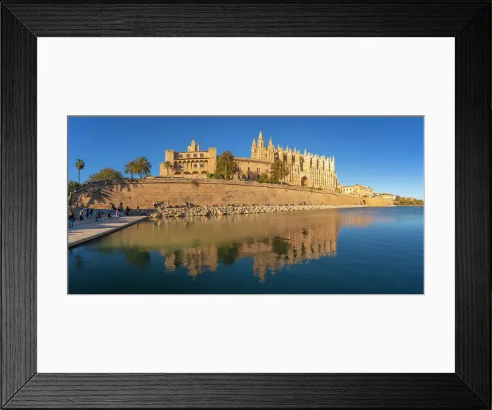 Framed Print : View of Cathedral-Basilica de Santa Maria de Mallorca from Passeig Maritime, Palma de Mallorca, Majorca, Balearic Islands, Spain, Mediterranean, Europe Framed Print : View of Cathedral-Basilica de Santa Maria de Mallorca from Passeig Maritime, Palma de Mallorca, Majorca, Balearic Islands, Spain, Mediterranean, Europe