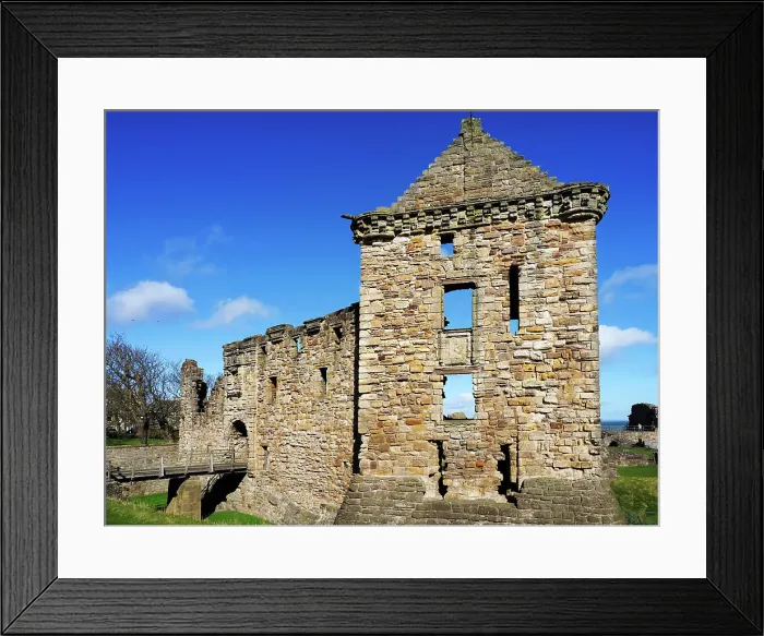 Framed Print : St. Andrews Castle, Fife, Scotland, United Kingdom, Europe Framed Print : St. Andrews Castle, Fife, Scotland, United Kingdom, Europe
