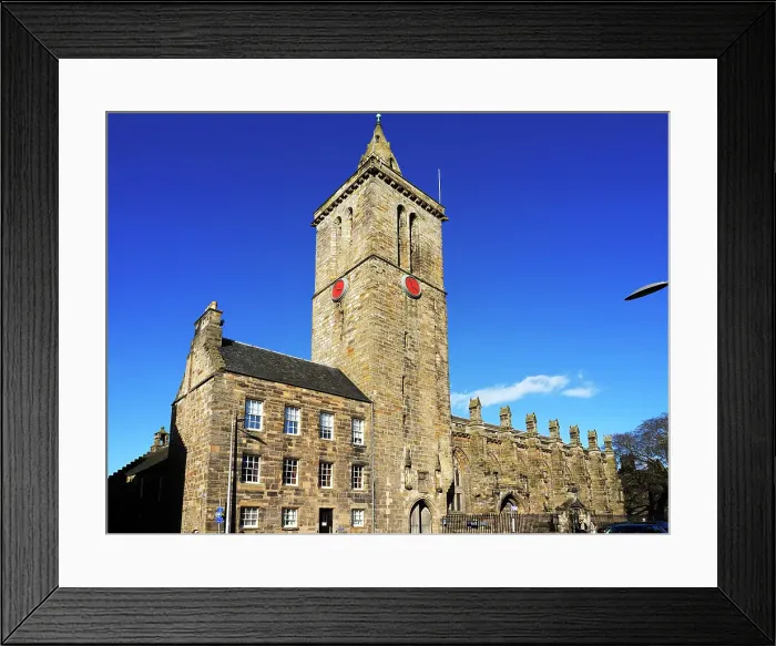 Framed Print : St. Salvators College Chapel, St. Andrews, Fife, Scotland, United Kingdom, Europe