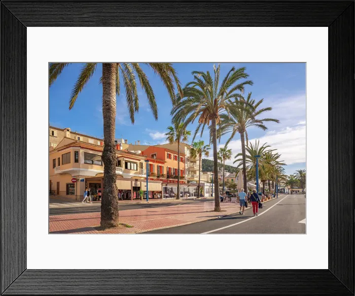 Framed Print : View of bars and cafes at Port d'Andratx, Majorca, Balearic Islands, Spain, Mediterranean, Europe Framed Print : View of bars and cafes at Port d'Andratx, Majorca, Balearic Islands, Spain, Mediterranean, Europe