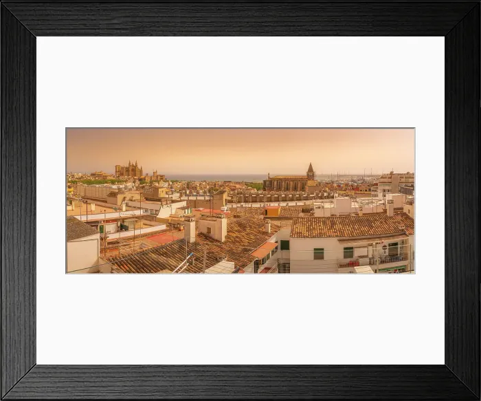 Framed Print : View of Catedral-Basilica de Santa Maria de Mallorca and rooftops, Palma de Mallorca, Majorca, Balearic Islands, Spain, Mediterranean, Europe Framed Print : View of Catedral-Basilica de Santa Maria de Mallorca and rooftops, Palma de Mallorca, Majorca, Balearic Islands, Spain, Mediterranean, Europe