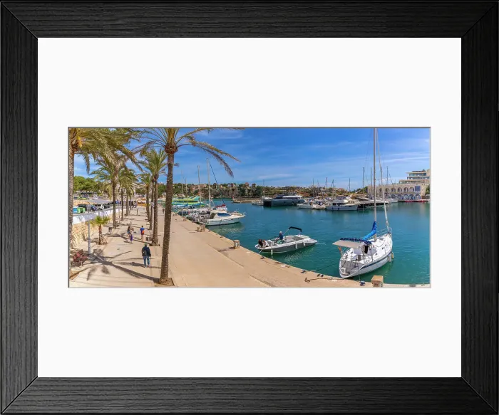 Framed Print : View of boats in Port Manacor, Porto Cristo, Majorca, Balearic Islands, Spain, Mediterranean, Europe Framed Print : View of boats in Port Manacor, Porto Cristo, Majorca, Balearic Islands, Spain, Mediterranean, Europe