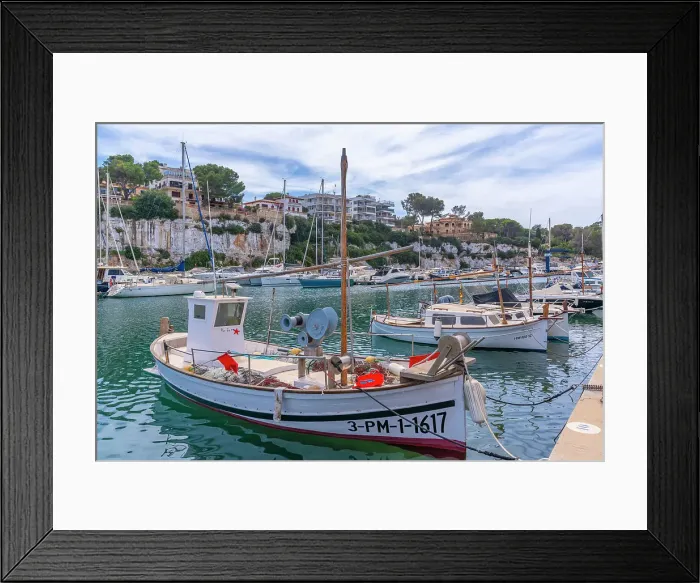 Framed Print : View of boats in Port Manacor, Porto Cristo, Majorca, Balearic Islands, Spain, Mediterranean, Europe Framed Print : View of boats in Port Manacor, Porto Cristo, Majorca, Balearic Islands, Spain, Mediterranean, Europe
