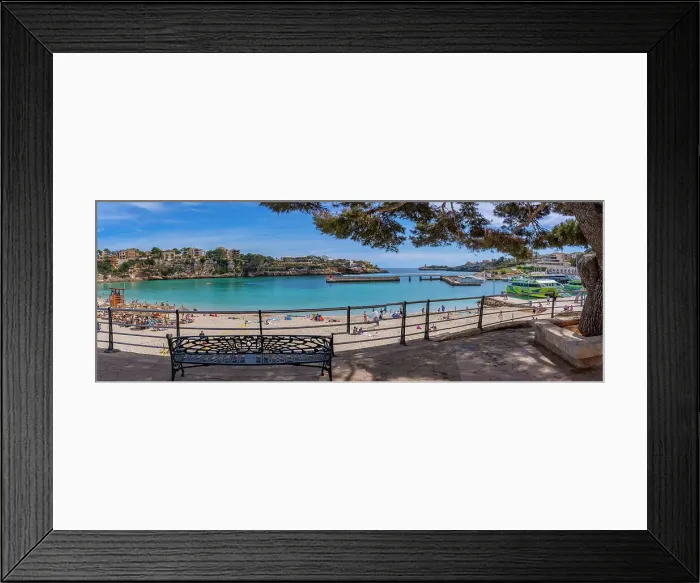 Framed Print : View of Platja de Portocristo beach, Porto Cristo, Majorca, Balearic Islands, Spain, Mediterranean, Europe Framed Print : View of Platja de Portocristo beach, Porto Cristo, Majorca, Balearic Islands, Spain, Mediterranean, Europe