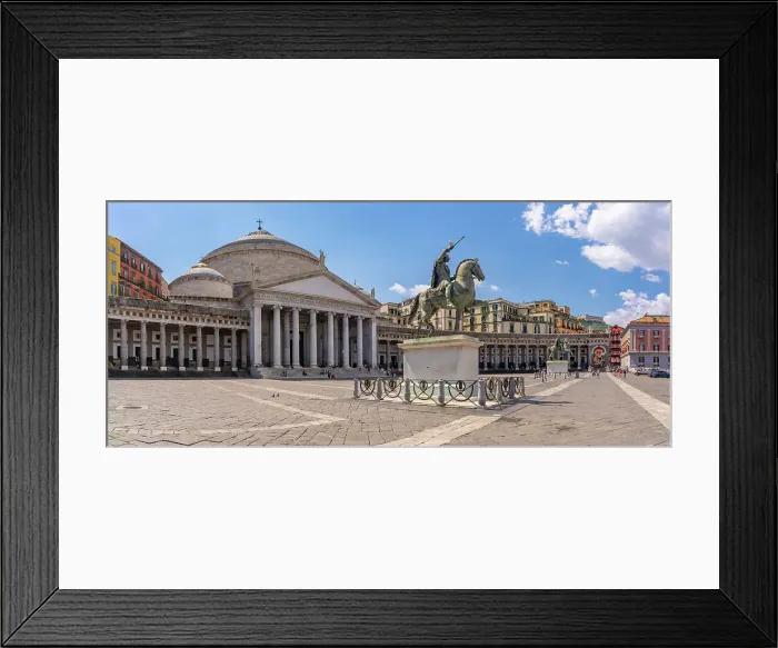 Framed Print : View of Equestre di Ferdinando I statue in Piazza del Plebiscito, historic centre, UNESCO World Heritage Site, Naples, Campania, Italy, Europe Framed Print : View of Equestre di Ferdinando I statue in Piazza del Plebiscito, historic centre, UNESCO World Heritage Site, Naples, Campania, Italy, Europe