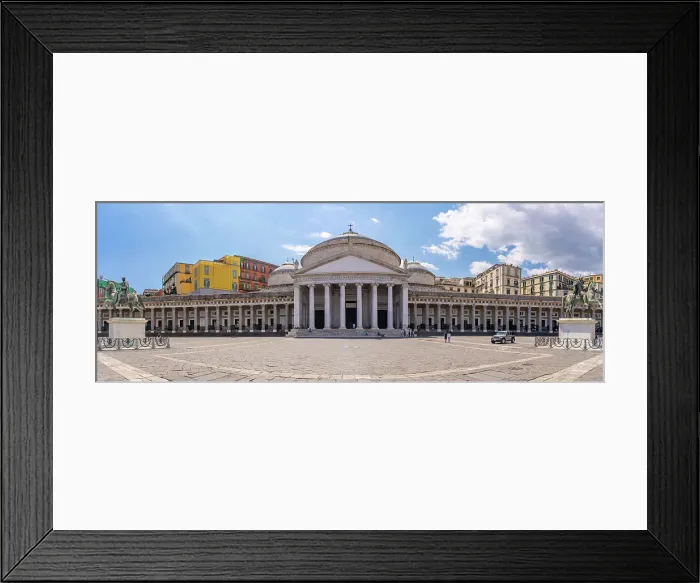 Framed Print : Panoramic view of Piazza del Plebiscito, historic centre, UNESCO World Heritage Site, Naples, Campania, Italy, Europe Framed Print : Panoramic view of Piazza del Plebiscito, historic centre, UNESCO World Heritage Site, Naples, Campania, Italy, Europe