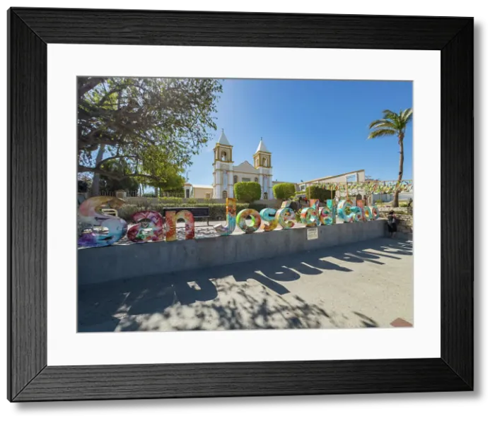 Framed Print : Mission San Jose del Cabo established in 1730, the southernmost Jesuit mission in Baja, Baja California Sur, Mexico, North America Framed Print : Mission San Jose del Cabo established in 1730, the southernmost Jesuit mission in Baja, Baja California Sur, Mexico, North America