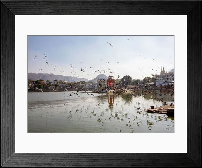 Framed Print : Pushkar Lake, Pushkar, India, South Asia, Asia Framed Print : Pushkar Lake, Pushkar, India, South Asia, Asia