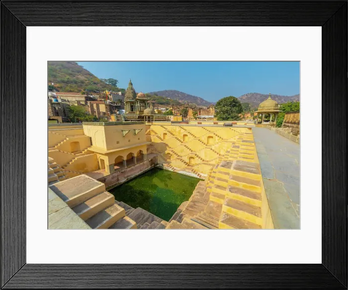 Framed Print : Panna Meena Ka Kund Step Well, Amer, Rajasthan, India, South Asia, Asia Framed Print : Panna Meena Ka Kund Step Well, Amer, Rajasthan, India, South Asia, Asia