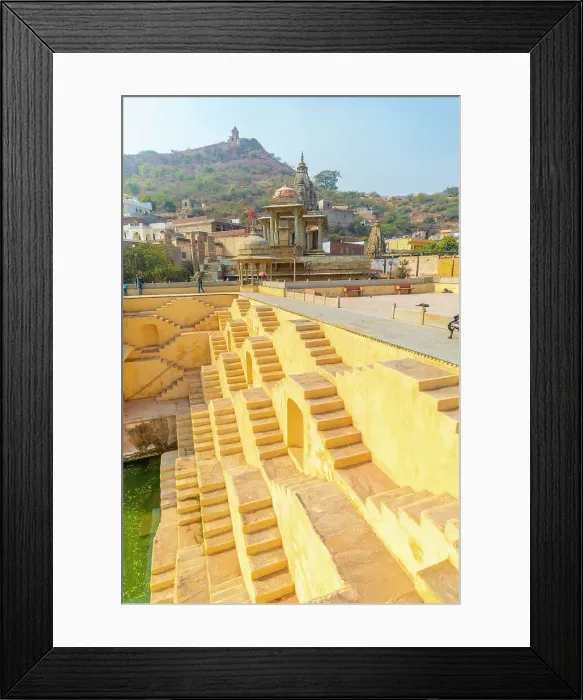 Framed Print : Panna Meena Ka Kund Step Well, Amer, Rajasthan, India, South Asia, Asia Framed Print : Panna Meena Ka Kund Step Well, Amer, Rajasthan, India, South Asia, Asia
