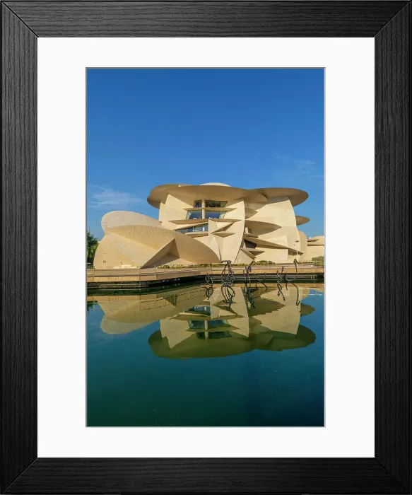 Framed Print : National Museum of Qatar, Doha, Qatar, Middle East Framed Print : National Museum of Qatar, Doha, Qatar, Middle East