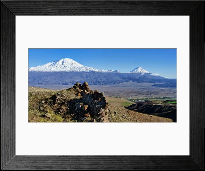 Framed Print : Mount Ararat and Little Ararat, Dogubayazit, Turkey, Asia Minor, Asia Framed Print : Mount Ararat and Little Ararat, Dogubayazit, Turkey, Asia Minor, Asia