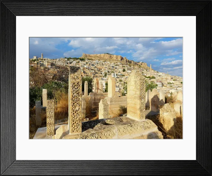Framed Print : Mardin viewed from the Muhamad Zirrar Asri cemetery, Mardin, Turkey, Asia Minor, Asia Framed Print : Mardin viewed from the Muhamad Zirrar Asri cemetery, Mardin, Turkey, Asia Minor, Asia