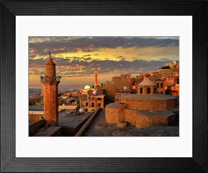 Framed Print : Mardin old city at sunrise, Mardin, Turkey, Asia Minor, Asia Framed Print : Mardin old city at sunrise, Mardin, Turkey, Asia Minor, Asia