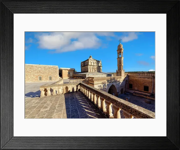 Framed Print : Syrian Orthodox Meyrien Ana Monastery and Church, Mardin, Turkey, Asia Minor, Asia Framed Print : Syrian Orthodox Meyrien Ana Monastery and Church, Mardin, Turkey, Asia Minor, Asia