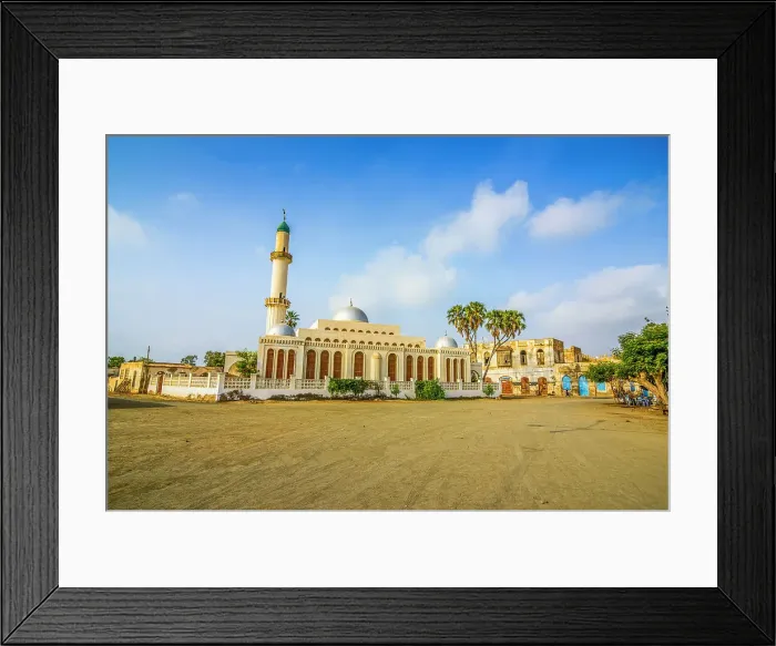 Framed Print : Main mosque in the old port town of Massawa, Eritrea, Africa, Africa Framed Print : Main mosque in the old port town of Massawa, Eritrea, Africa, Africa