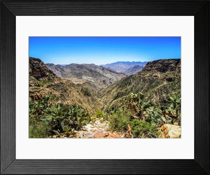Framed Print : Huge canyon at the Pre-Aksumite settlement of Qohaito (Koloe), Eritrea, Africa Framed Print : Huge canyon at the Pre-Aksumite settlement of Qohaito (Koloe), Eritrea, Africa