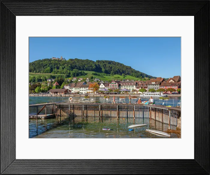 Framed Print : Pool and the River Rhine, with Burg Hohenklingen and Old Town, Stein am Rhein, Schaffhausen Canton, Switzerland, Europe Framed Print : Pool and the River Rhine, with Burg Hohenklingen and Old Town, Stein am Rhein, Schaffhausen Canton, Switzerland, Europe