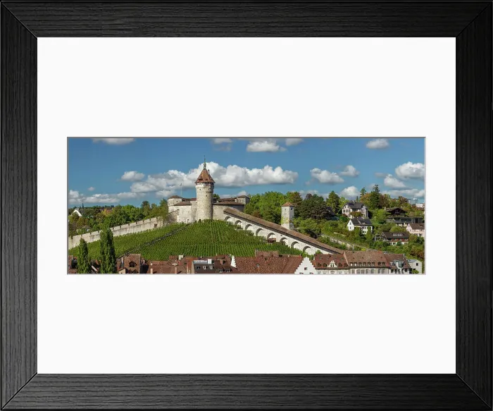 Framed Print : View over the River Rhine to the Old Town, Schaffhausen, Switzerland, Europe Framed Print : View over the River Rhine to the Old Town, Schaffhausen, Switzerland, Europe
